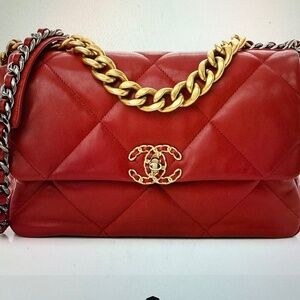 Chanel Lambskin Quilted Large bag